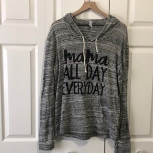 Woman’s lightweight hooded long-sleeve